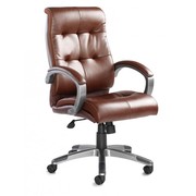 17% off on Managers Brown Leather Chair