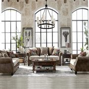 Urban Decor Brown-Color Modern Sofa 3+2 Seater Sofa Set