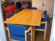 Dining table and 6 chairs